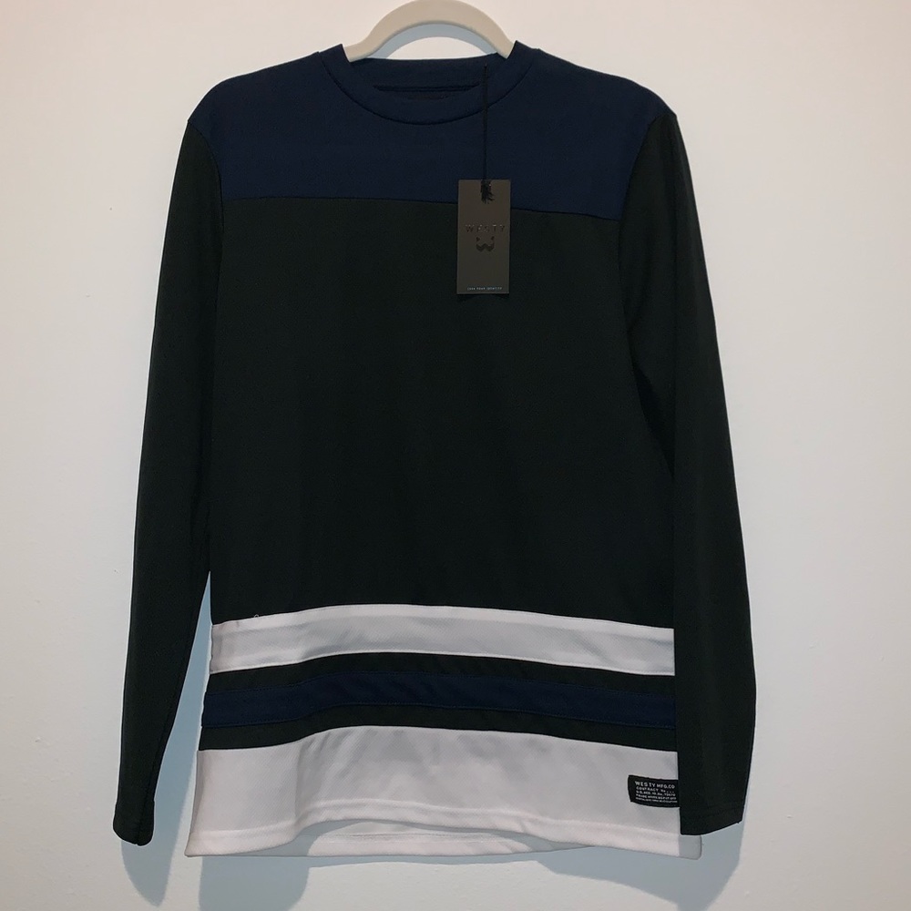 Hockey Jersey type long sleeve shirt